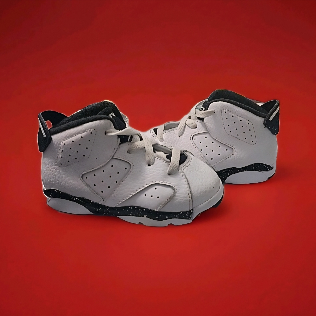 Nike Air Jordan 6 Retro Boys 7c Reverse Oreo Dv3606-112 Size 7c Toddlerno Box.